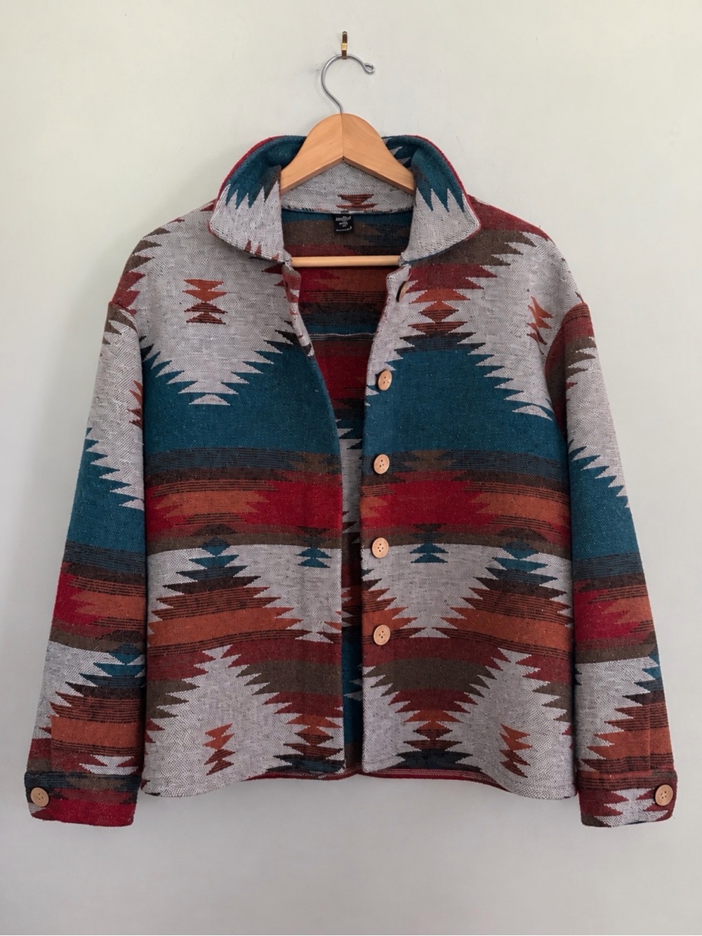 Emery Rose | Medium | Lightweight Aztec Jacket